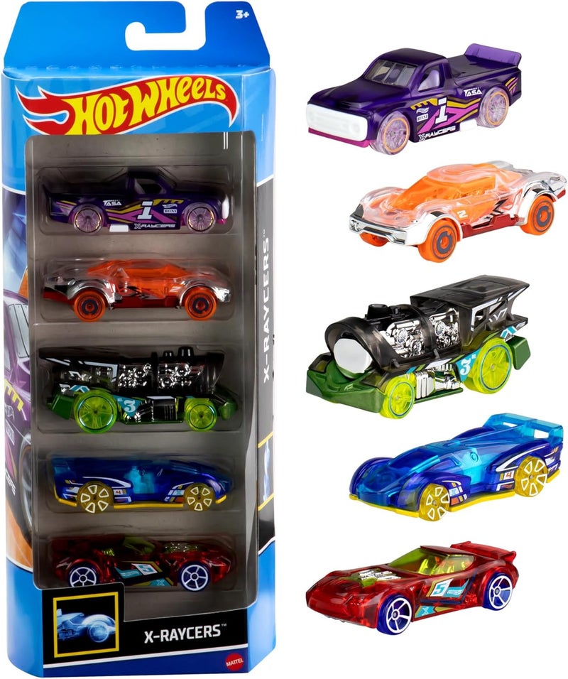 Hot Wheels مجموعة سيارات هوت ويلز الأساسية 5 قطع - سيارات مصبوبة متنوعة - Image 3